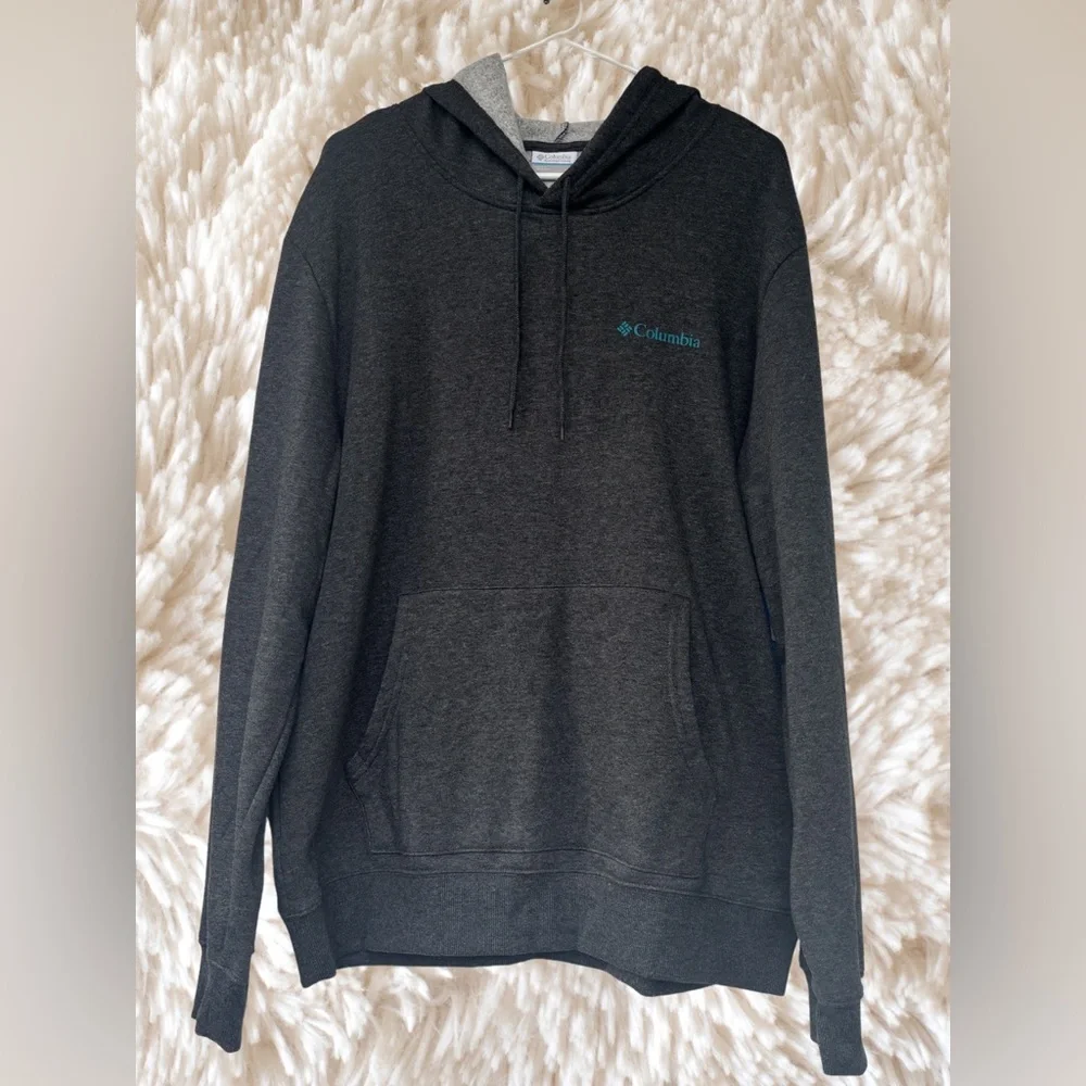 Columbia Men's Charcoal Hoodie Sweater